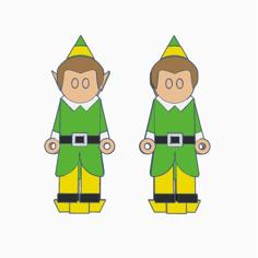 Flatminis Continued – Buddy The Elf 3D Printer Model