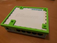 Raspberry PI Stack Mount For MikroTiK RouterBOARD 3D Printer Model