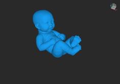 Realistic Baby Doll 3D Printer Model