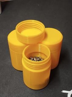 Jar With Screw Cap 3D Printer Model