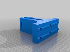 Ski Rack For 1020 Extrusion 3D Printer Model