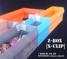 X-clip For The ZBOX Storage System 3D Printer Model