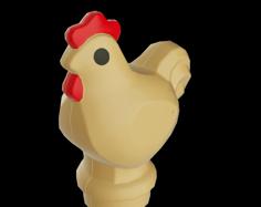 LEGO Chicken 3D Printer Model