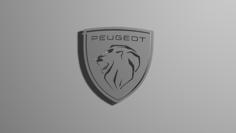 Peugeot Logo 3D Printer Model