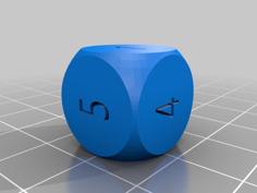 Replacement Dice 3D Printer Model