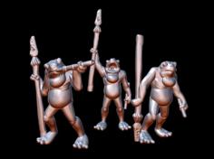 Krogg Swamp Stalkers (15mm Scale) 3D Printer Model