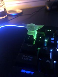 Baby Yoda Key Cap 3D Printer Model