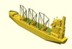 Toys For Boys- Ships/ Handy Size BC – Modular Cargo Ship 3D Printer Model