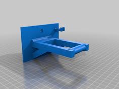 Hair Straightening Holder 3D Printer Model