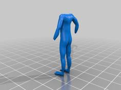 Feet And Legs And Torso And Arms 3D Printer Model