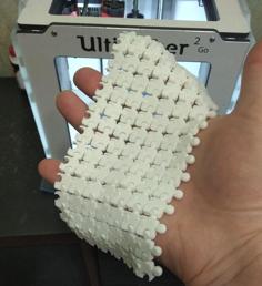 Flexible Printable Cloth 3D Printer Model