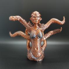 Cecaelia, Octopus Mermaid Sculpture 3D Printer Model