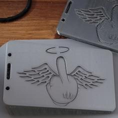 Flying F*ck ID Holder 3D Printer Model