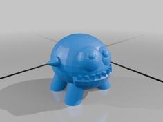 Cute Monster Pencil Holder 3D Printer Model