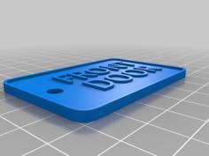 Flat/Apartment Key Identifiers. 3D Printer Model