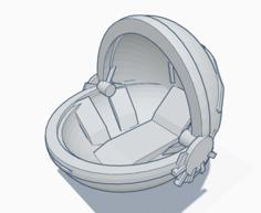 Baby Yoda Crib 3D Printer Model