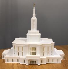 Pocatello Idaho Temple 3D Printer Model