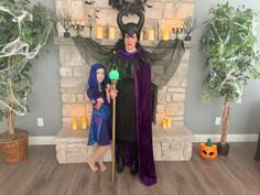 Maleficent Staff With Bottom Rod Included 3D Printer Model