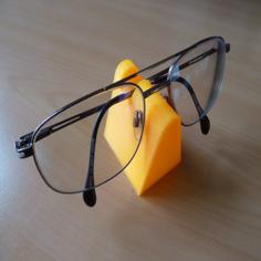 Stand For Glasses/spectacles (OpenSCAD Design) 3D Printer Model