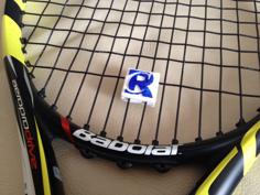 Tennis String Vibration Dampener With Your LOGO! 3D Printer Model