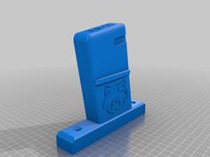 AR10 Vertical Wall Mount 3D Printer Model