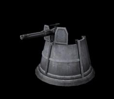 Turret For Sci-Fi Minis 3D Printer Model