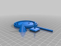 Pokestop Golf Tee 3D Printer Model