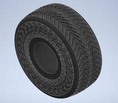 Airless Tire With Mesh For Hot Wheels Tesla Roadster RC Car 1/10 Scale 3D Printer Model