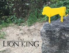 Simple Animals 12 – Lion King 3D Printer Model