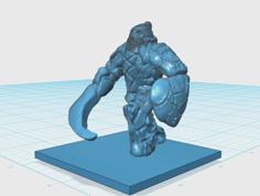 Stone Dwarf 3D Printer Model