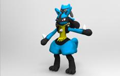 Lucario And Riolu 3D Printer Model