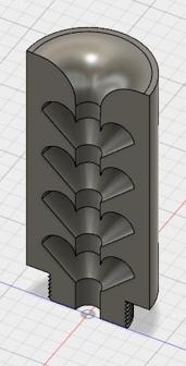 Airsoft Suppressor Type L96 3D Printer Model