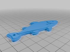 Salmon Keychain Thing 3D Printer Model