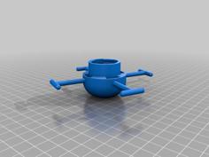 Bird Feeding Water Bottle Cap 3D Printer Model