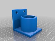 1.25 Inch Vacuum Accessory Holder – Single 3D Printer Model