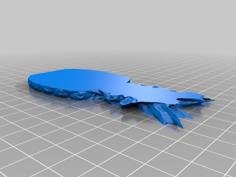 Flat Pineapple 3D Printer Model