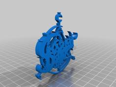 The Dark Crystal Logo Coaster 3D Printer Model