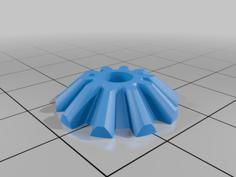 45 Degree Bevel Gear 3D Printer Model