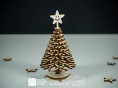 Laser Cut Christmas Pine Tree