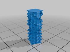 EDIFICIO PARAMETRICO Cactus Tower In Copenhagen 3D Printer Model