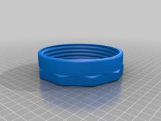 Canister Lid For Trelino Membrane | Kanister Deckel Mit Aussparung Für Trelino Membranverschluss Für Trelino Me 3D Printer Model