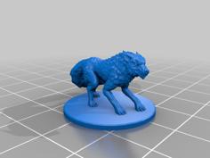 Dire Wolf Miniatures 3D Printer Model