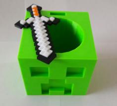 Portalapices De Minecraft 3D Printer Model