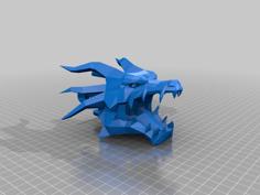 Mlok Dragon Head Handguard End 3D Printer Model