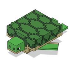 Minecraft Turtle 3D Printer Model