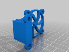 Extruder Deep Fan Mount Printrbot Simple 3D Printer Model