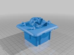 Skull Truck Hitch Cover 3D Printer Model