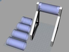 Universal Spool Holder Under/Upon Table 3D Printer Model