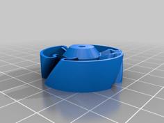 AA To D Battery Adapter 3D Printer Model