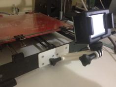 P3STEEL GoPro Mount 3D Printer Model